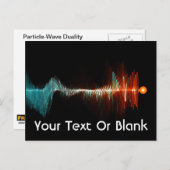 Deeltjesgolfdualiteit Briefkaart (Voorkant / Achterkant)