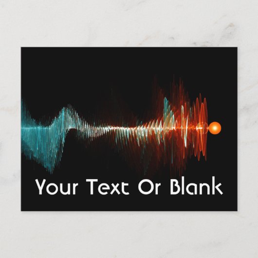 Deeltjesgolfdualiteit Briefkaart (Voorkant)