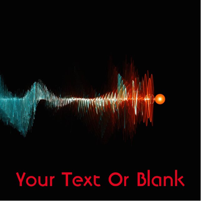 Deeltjesgolfdualiteit Fotobeeldje Magneet (Voorkant)