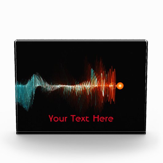 Deeltjesgolfdualiteit Fotoblokken (Voorkant)