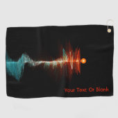 Deeltjesgolfdualiteit Golfhanddoek (Horizontaal)