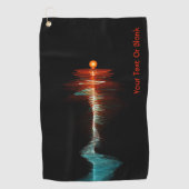 Deeltjesgolfdualiteit Golfhanddoek (Voorkant)