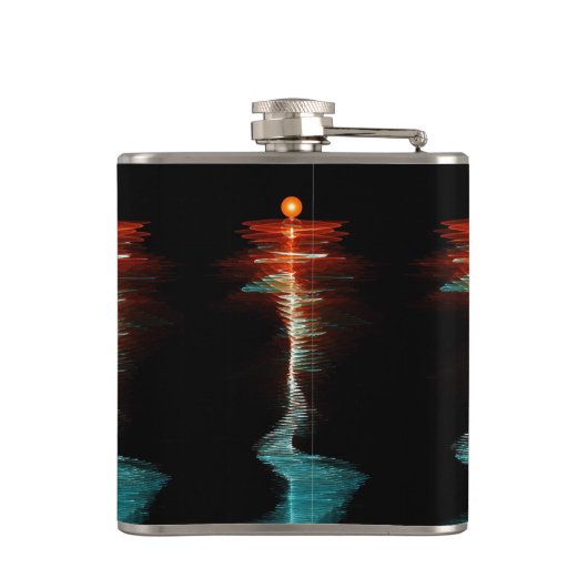 Deeltjesgolfdualiteit Heupfles (Achterkant)