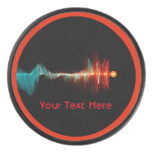 Deeltjesgolfdualiteit Hockey Puck (Voorkant)