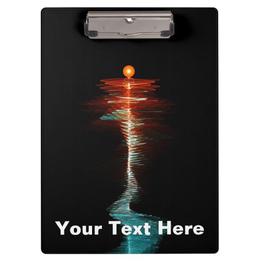 Deeltjesgolfdualiteit Klembord (Voorkant)