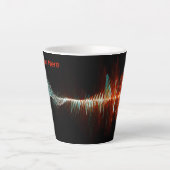 Deeltjesgolfdualiteit Latte Mok (Voorkant)