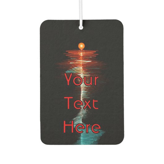 Deeltjesgolfdualiteit Luchtverfrisser (Voorkant)