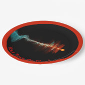 Deeltjesgolfdualiteit Papieren Bordje (Gekanteld)