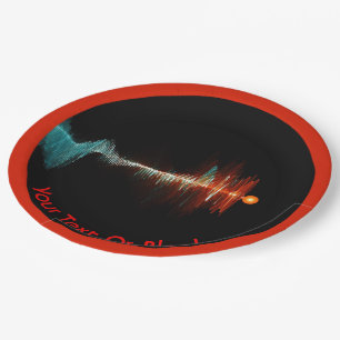 Deeltjesgolfdualiteit Papieren Bordje