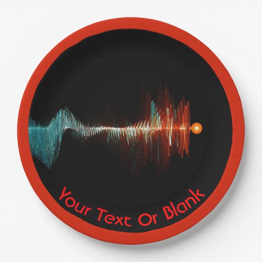 Deeltjesgolfdualiteit Papieren Bordje (Voorkant)