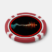 Deeltjesgolfdualiteit Poker Chips (Enkel)