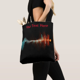 Deeltjesgolfdualiteit Tote Bag