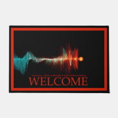 Deeltjesgolfdualiteit - Welkom Deurmat (Voorkant)