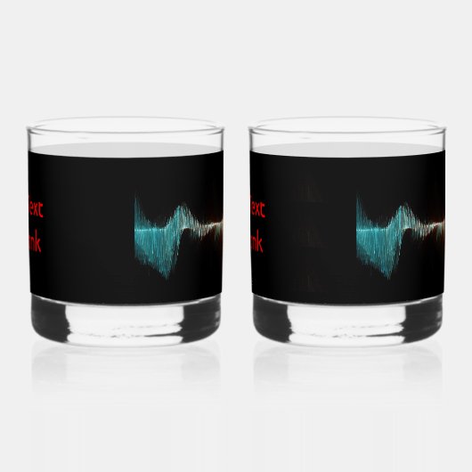 Deeltjesgolfdualiteit Whisky Glas (Rechts)