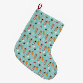 Deeltjespatronen Grote Kerstsok (Voorkant (Hangend))