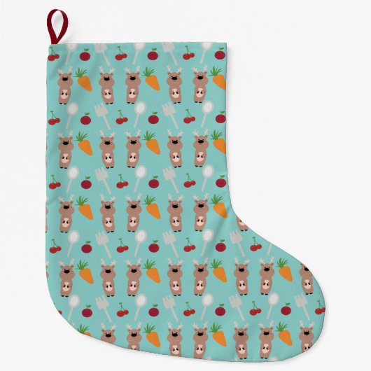 Deeltjespatronen Grote Kerstsok (Voorkant)