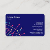 Deeltjessporen - Kleur 01 op de Np-marine 000066 Visitekaartje (Achterkant)