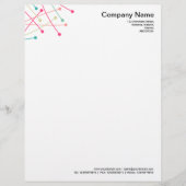 Deeltjessporen - Kleuren Briefhoofd Ontwerp (Voorkant)