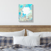 Deeltjesventiel Canvas Afdruk (Insitu (Slaapkamer))