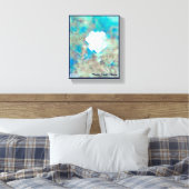 Deeltjesventiel Canvas Afdruk (Insitu (Slaapkamer))