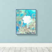 Deeltjesventiel Canvas Afdruk (Insitu (Houten vloer))
