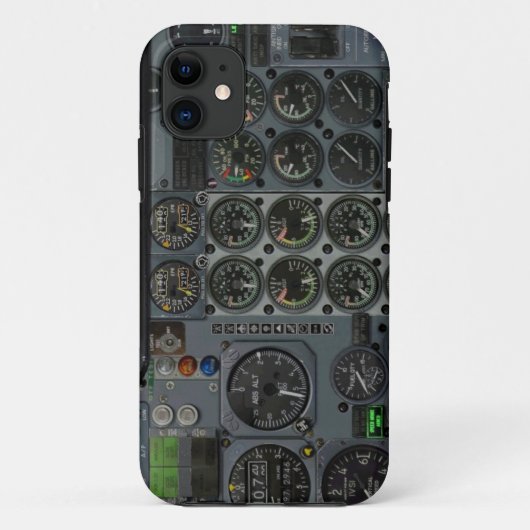 Deelvenster Cockpit Instruments Case-Mate iPhone Case (Achterkant)