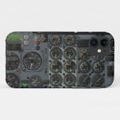 Deelvenster Cockpit Instruments Case-Mate iPhone Case (Achterkant (horizontaal))