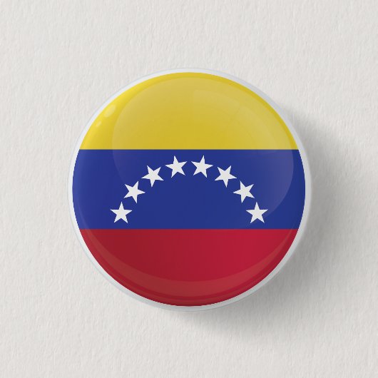 Deelvenster Venezuela-ronde Ronde Button 3,2 Cm (Voorkant)