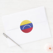 Deelvenster Venezuela-ronde Ronde Sticker (Envelop)