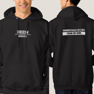 Deen Boven Dunya Angst Voor God Islamitische Man Hoodie