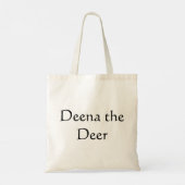 Deena de hertentas tote bag (Achterkant)