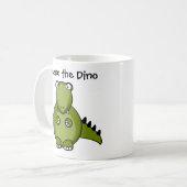 Deeno de Dino Custom Cartoon Children's Mok (Voorkant links)