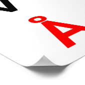 Deens Alphabet Poster (Hoek)