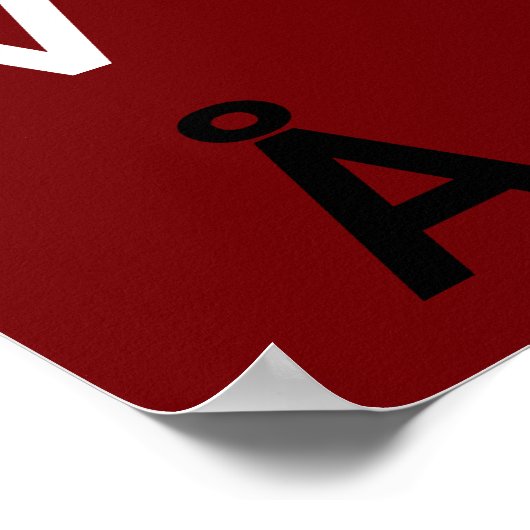 Deens Alphabet Poster (Hoek)