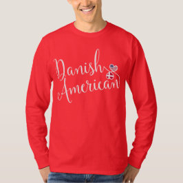 Deens-Amerikaans gejumeleerd hart T-Shirt, Denemar T-shirt