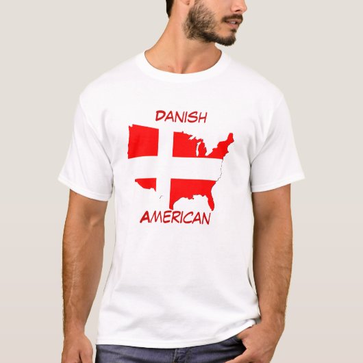 Deens Amerikaans T-shirt (Voorkant)