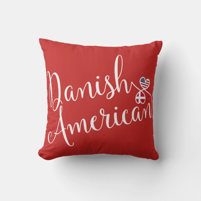 Deens - Amerikaans - vertakt hart - duw - kussen (Voorkant)