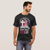 Deens-Amerikaanse Moederdag mama Land Denma T-shirt (Voorkant volledig)
