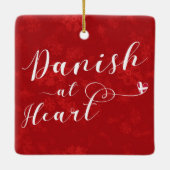 Deens bij de decoratie op de hartfeestdag (Achterkant)