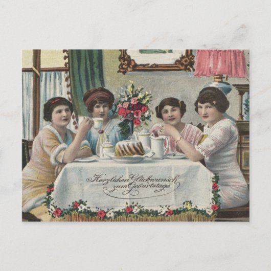 Deens Birthdays - Fodseldag Briefkaart (Voorkant)