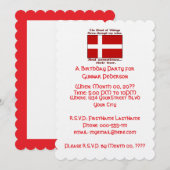 Deens Bloed Bier Verjaardagsfeest Kaart (Voorkant / Achterkant)