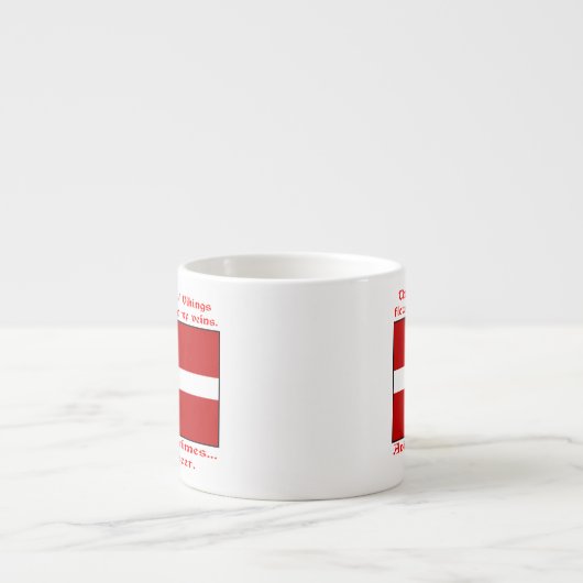 Deens bloed & bier Viking Espresso Kop (Voorkant)