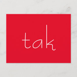 Deens Dank Je Briefkaart