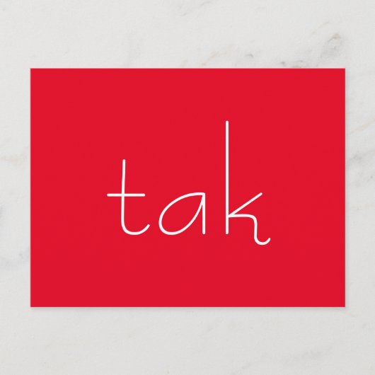 Deens Dank Je Briefkaart (Voorkant)