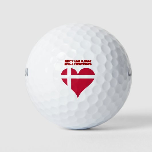 Deens hart golfballen (Voorkant)