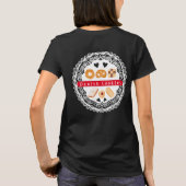 Deens koekjes t-shirt assortiment op doily black (Achterkant)