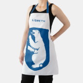  Deens koninklijk wapenschild van Groenland Schort (Insitu)