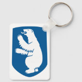  Deens koninklijk wapenschild van Groenland Sleutelhanger (Achterkant)