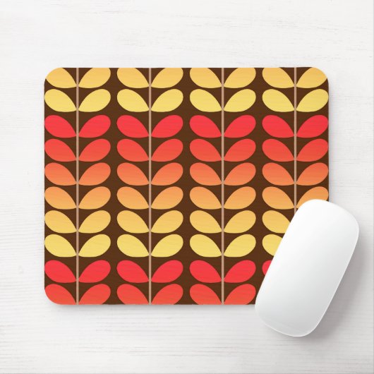 Deens leren uit de middeleeuwen, bruin, Oranje en  Muismat (Met muis)