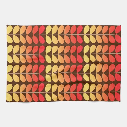 Deens leren uit de middeleeuwen, bruin, Oranje en Theedoek (Horizontaal)